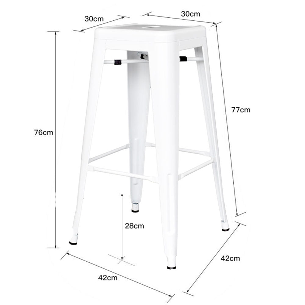 Silla de Barra True Blanco