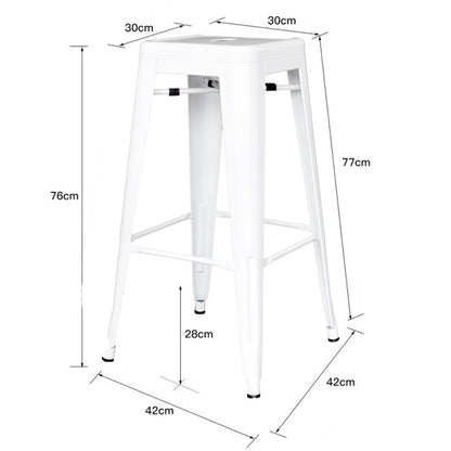 Silla de Barra True Blanco
