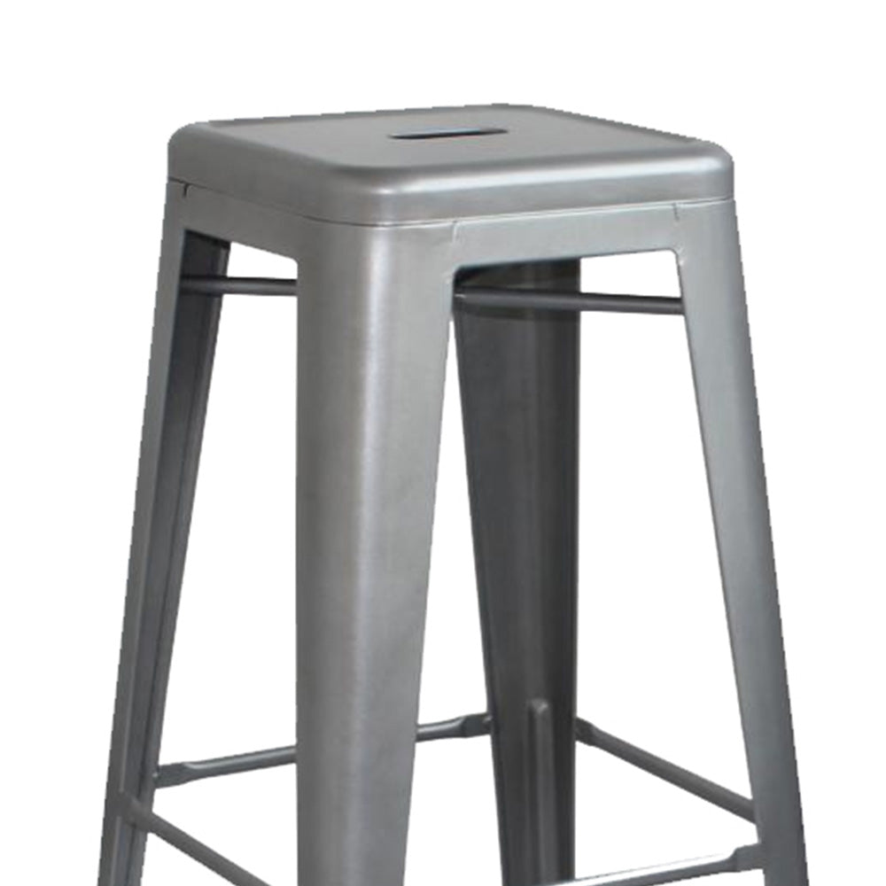 Silla de Barra True Gris