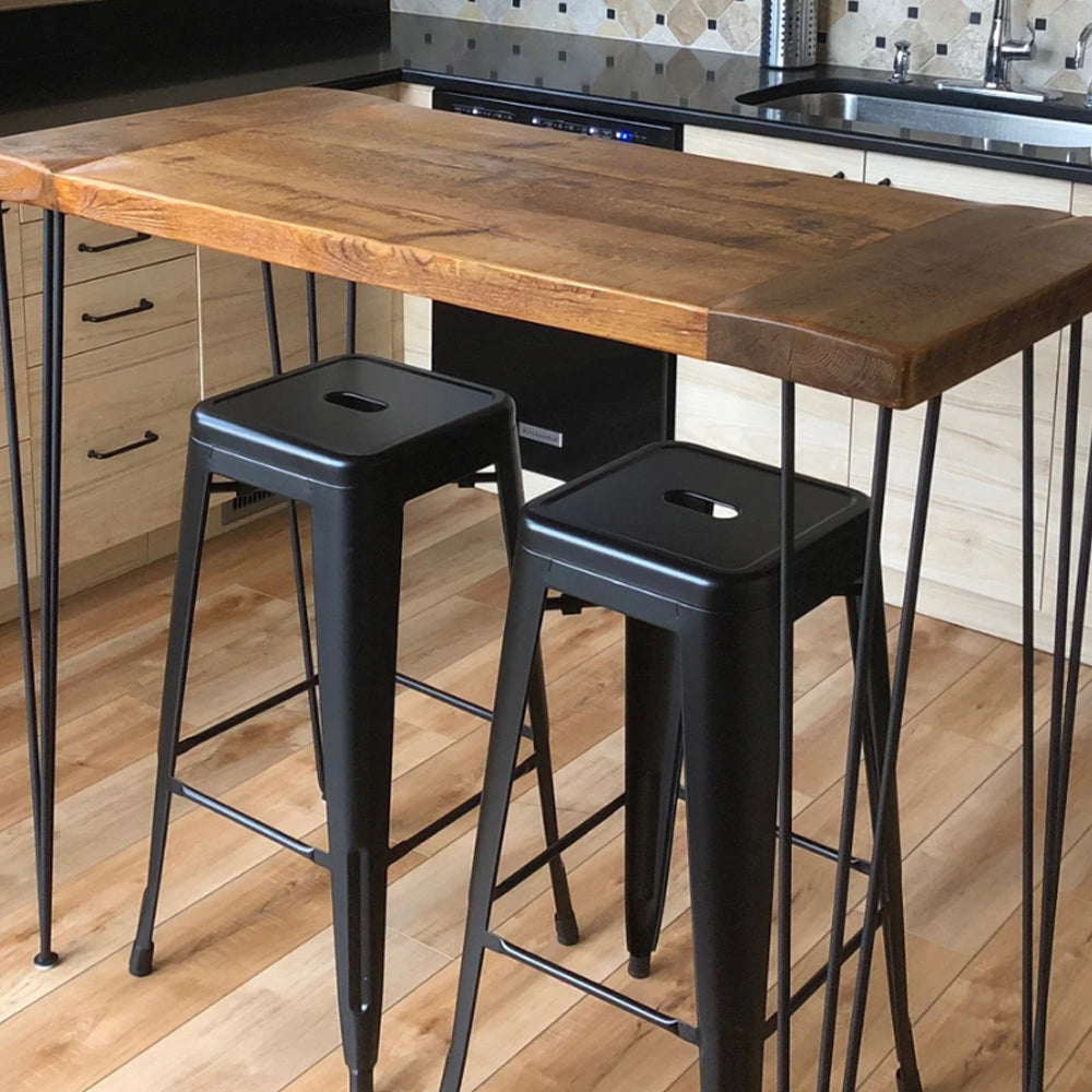 Set x2 Silla de Barra True Negro