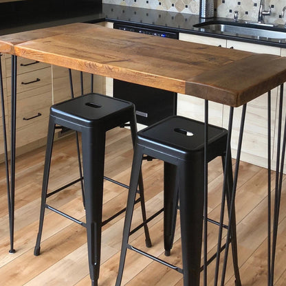Set x4 Silla de Barra True Negro