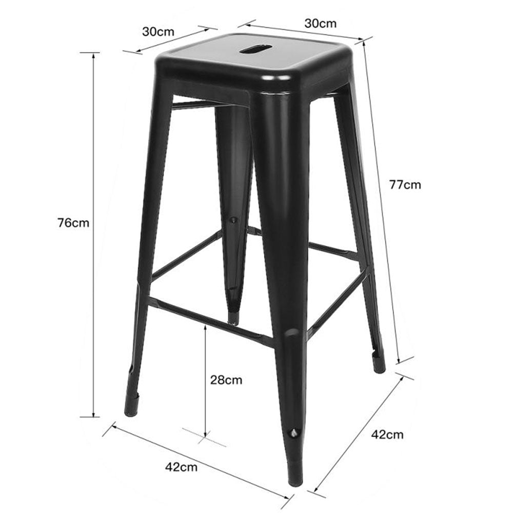 Silla de Barra True Negro