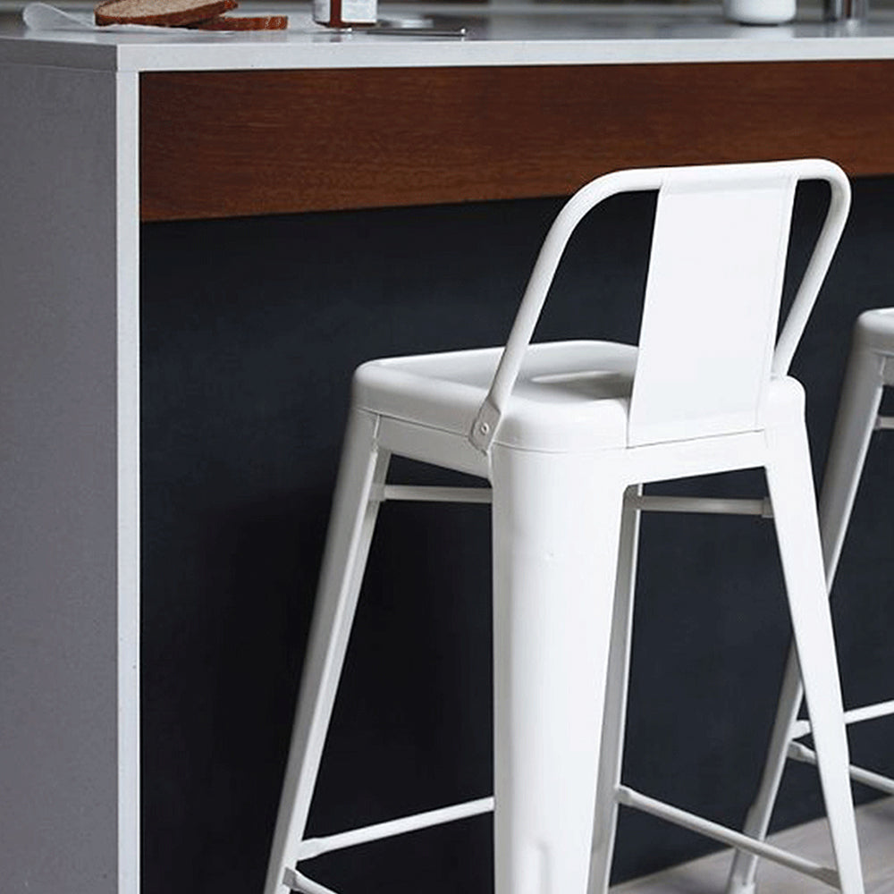 Set x3 Silla de Barra True Espalda Blanco
