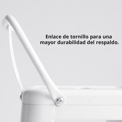 Set x3 Silla de Barra True Espalda Blanco