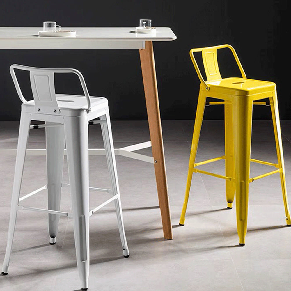 Set x6 Silla de Barra True Espalda Blanco