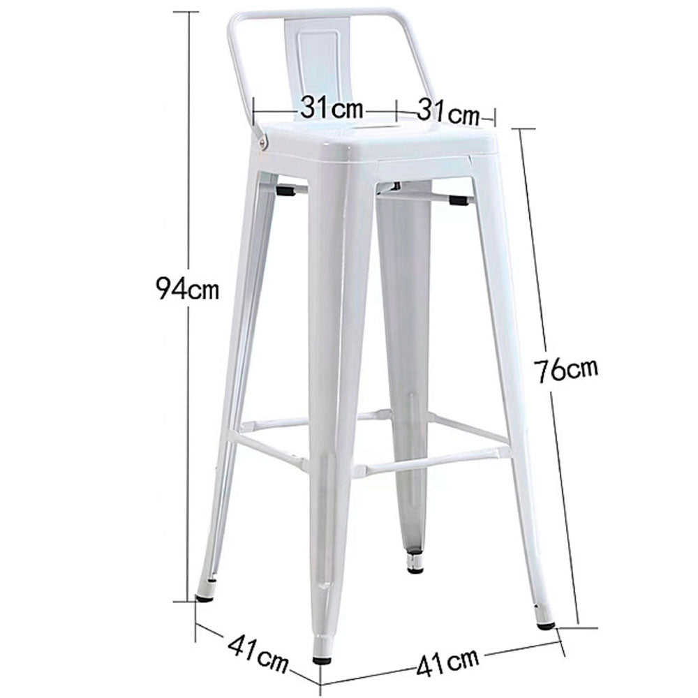 Silla de Barra True Espalda Blanco