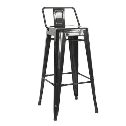 Silla de Barra True Espalda Negro
