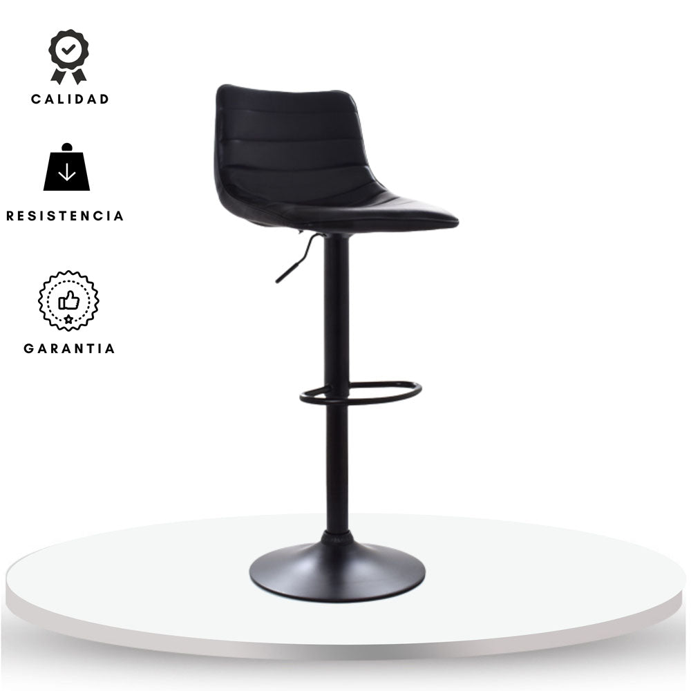 Silla de Barra Artiko Negro