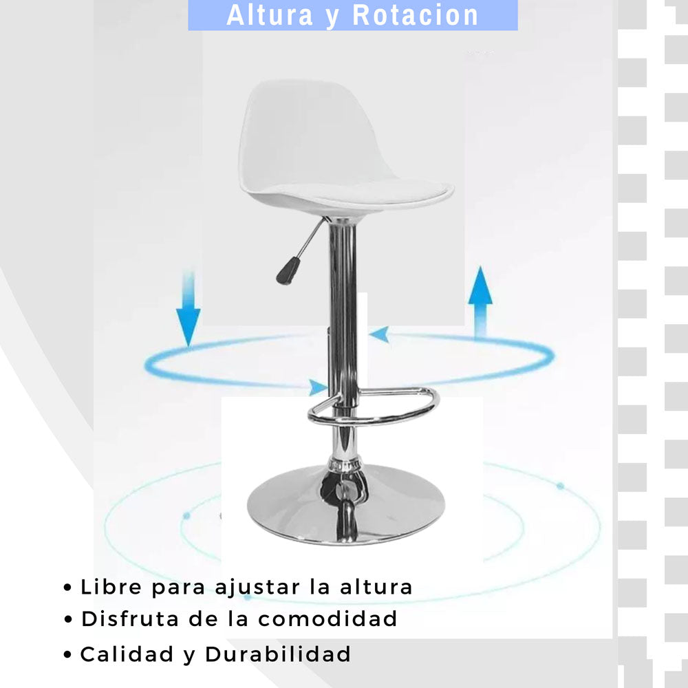 Set x2 Silla de Barra Fragua Blanco