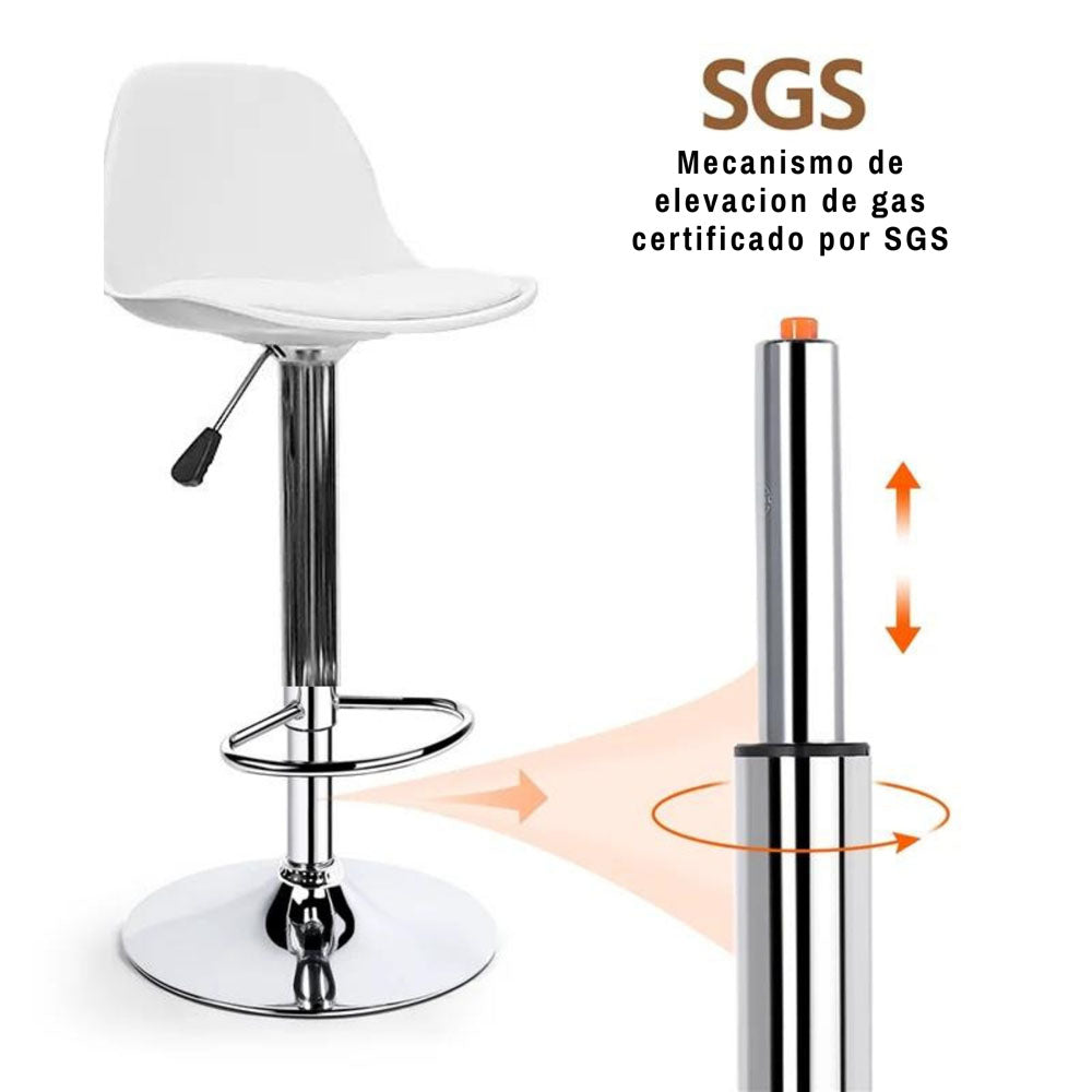 Set x2 Silla de Barra Fragua Blanco