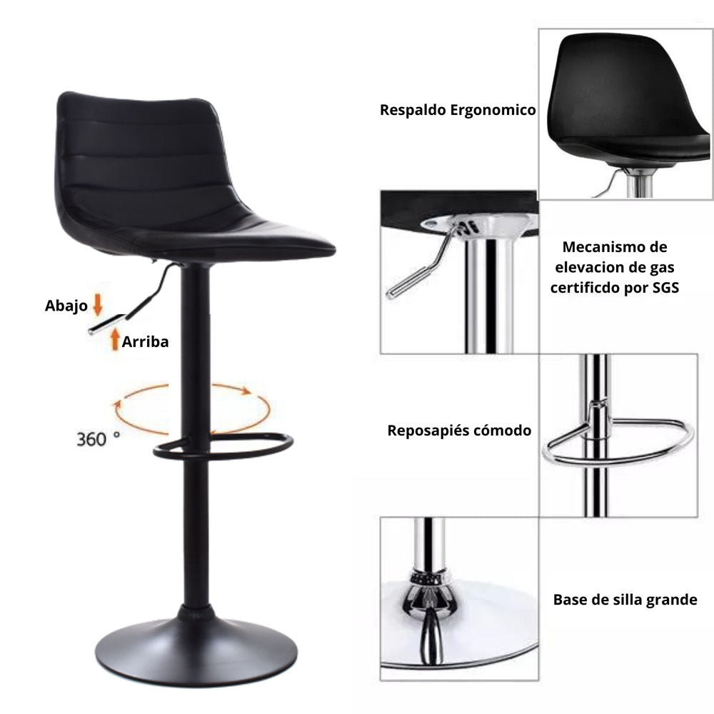 Silla de Barra Aki Negro