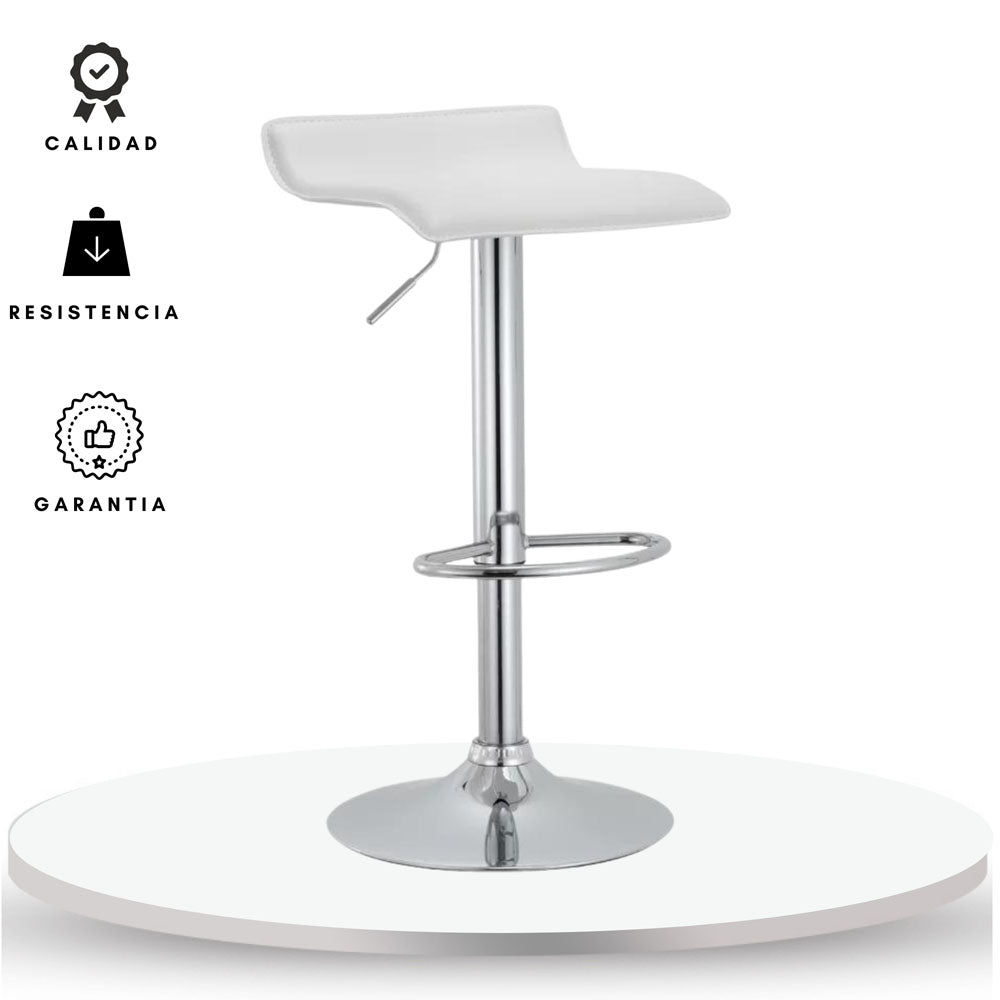 Silla de Barra Ambar Blanco