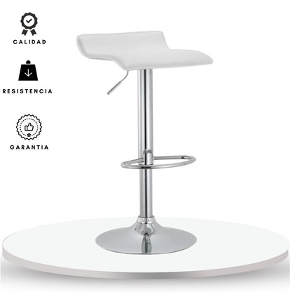 Silla de Barra Ambar Blanco
