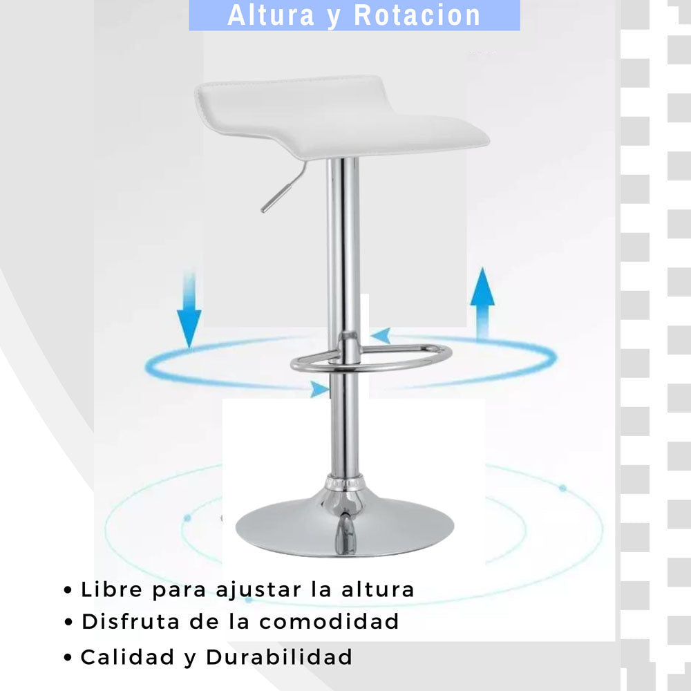 Silla de Barra Ambar Blanco