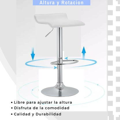 Silla de Barra Ambar Blanco