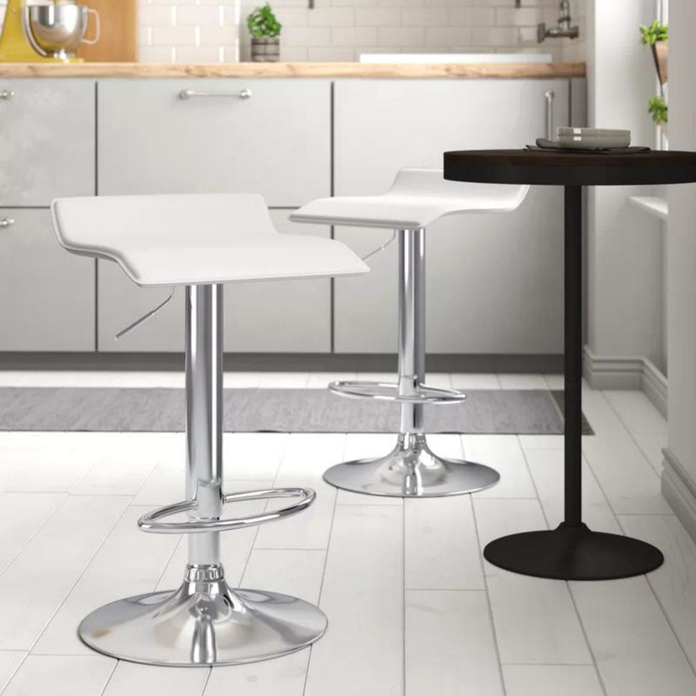 Silla de Barra Ambar Blanco