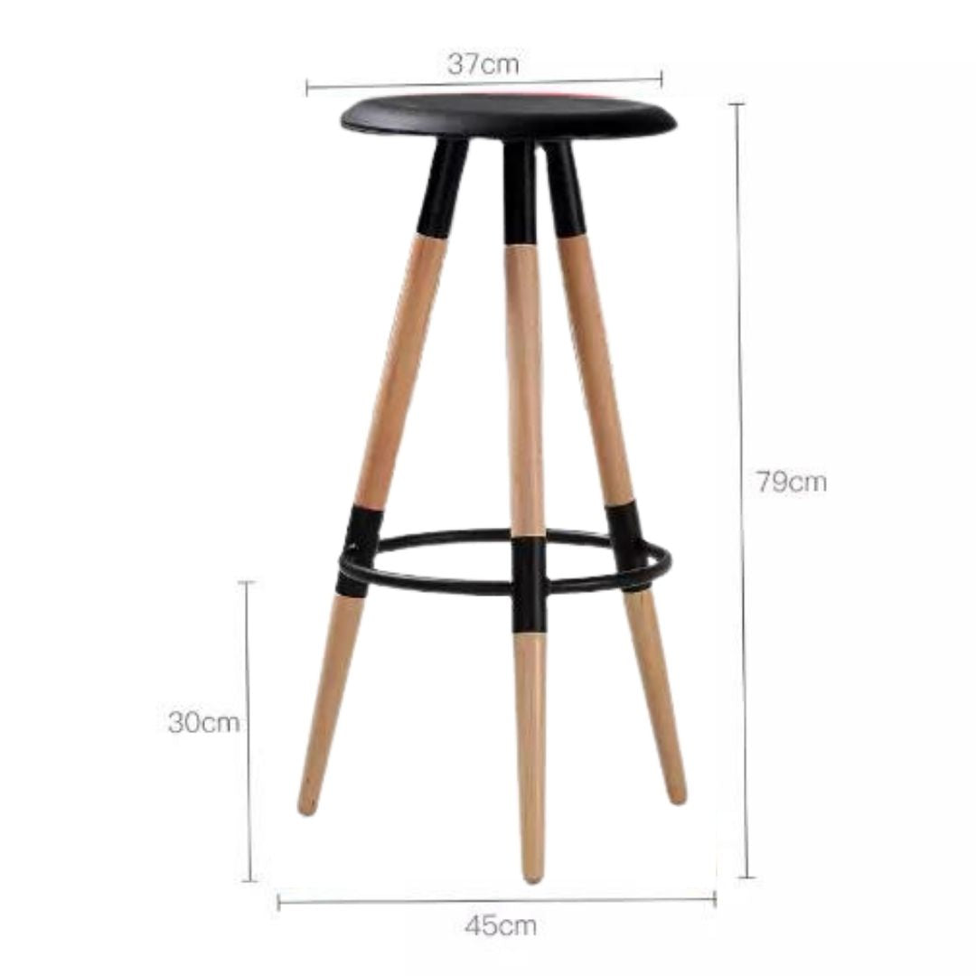 Silla de Barra Tantra Negro