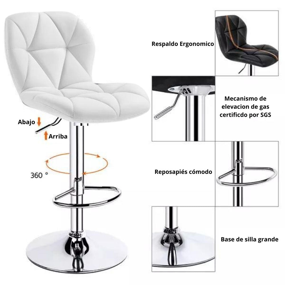 Silla de Barra Dais Blanco