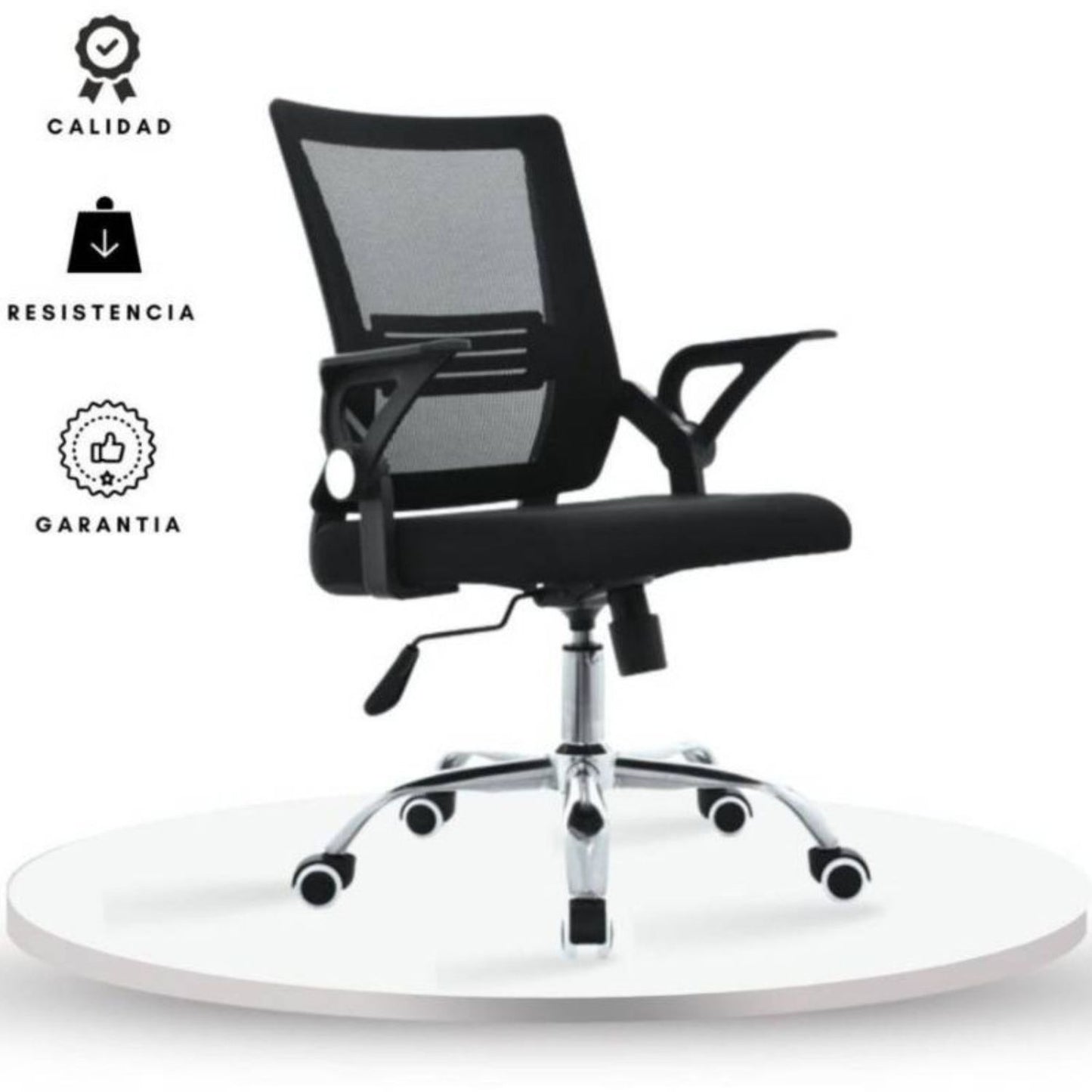 Silla De Oficina Gerente Nuke Negro