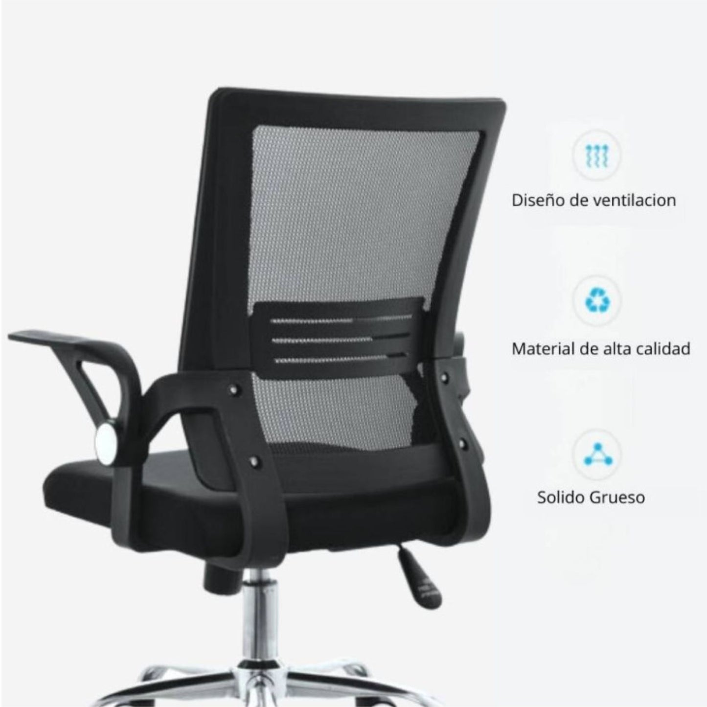 Silla De Oficina Gerente Nuke Negro
