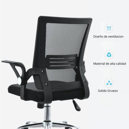Silla De Oficina Gerente Nuke Negro