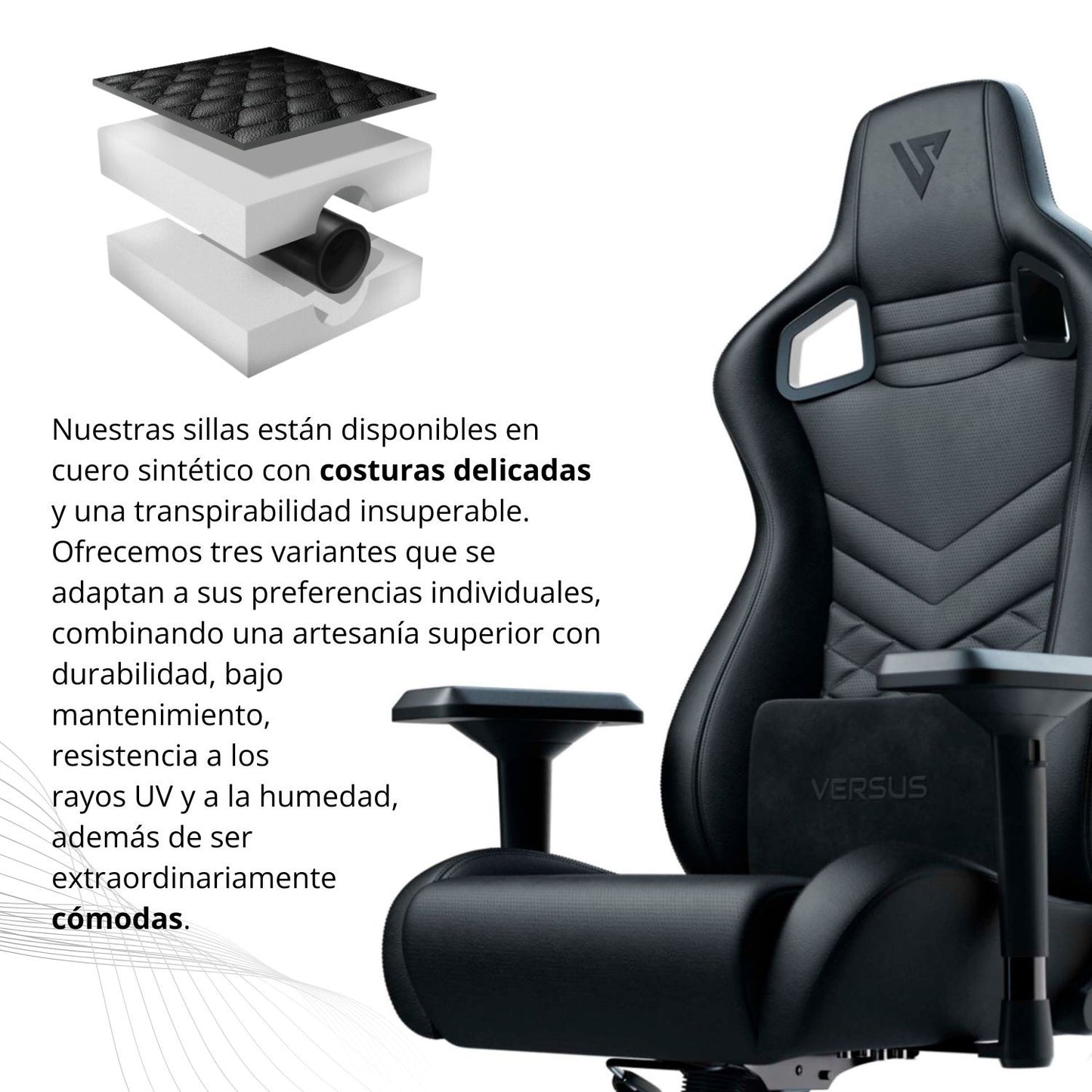 Silla Gamer Apex Negro