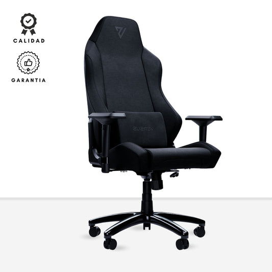 Silla Gamer Sitter Gris Terciopelo