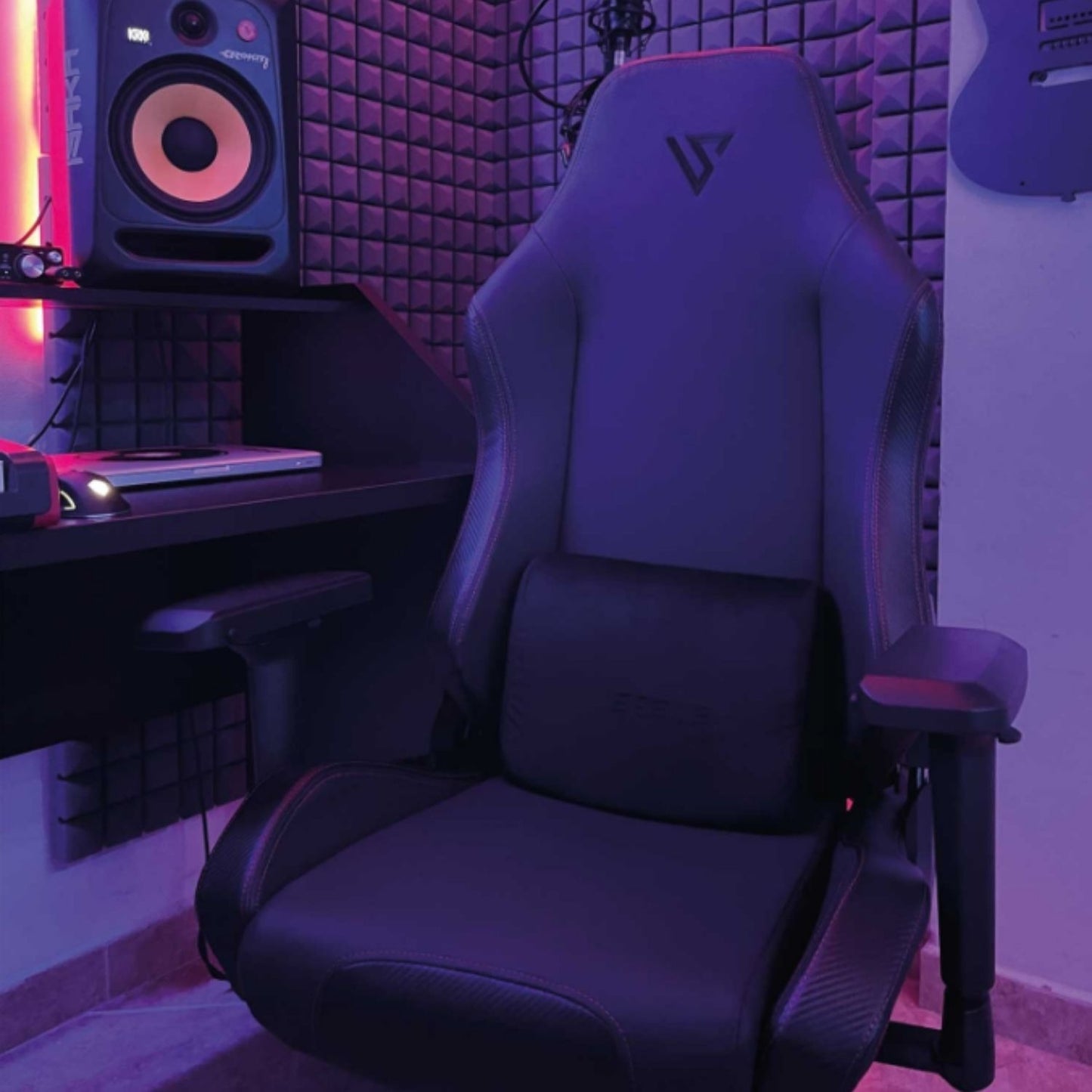 Silla Gamer Sitter Negro Fibra