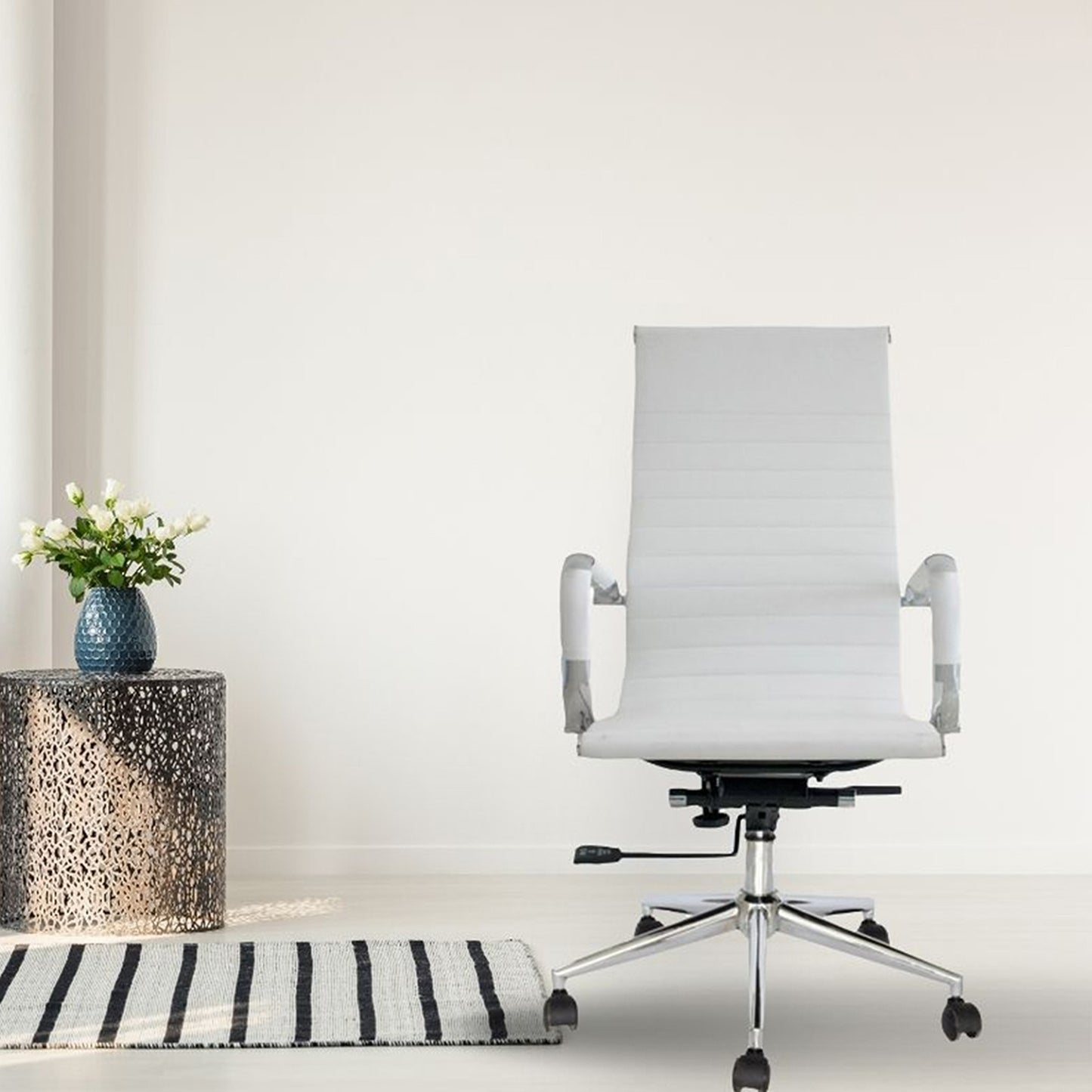 Silla De Oficina Lujo Blanco