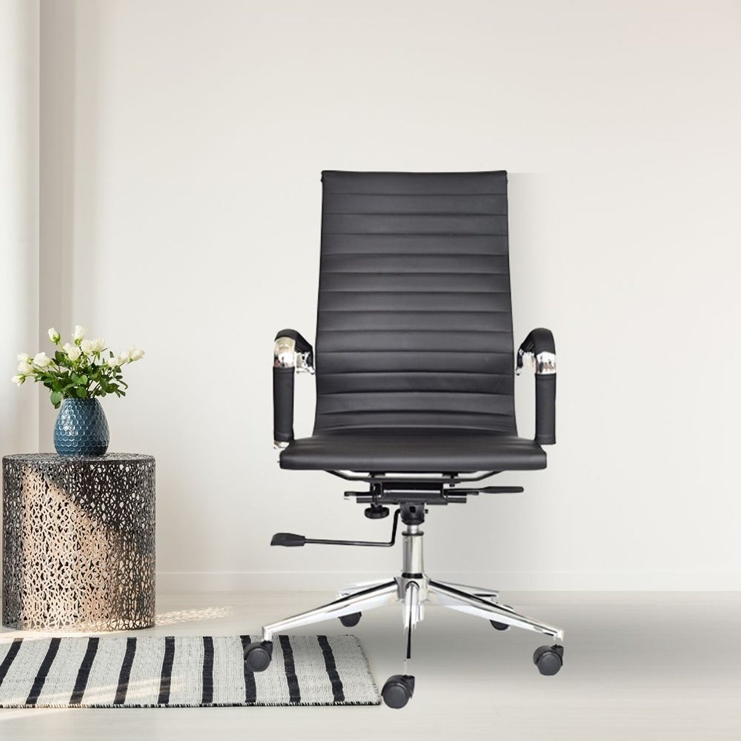Silla De Oficina Presidente Negro