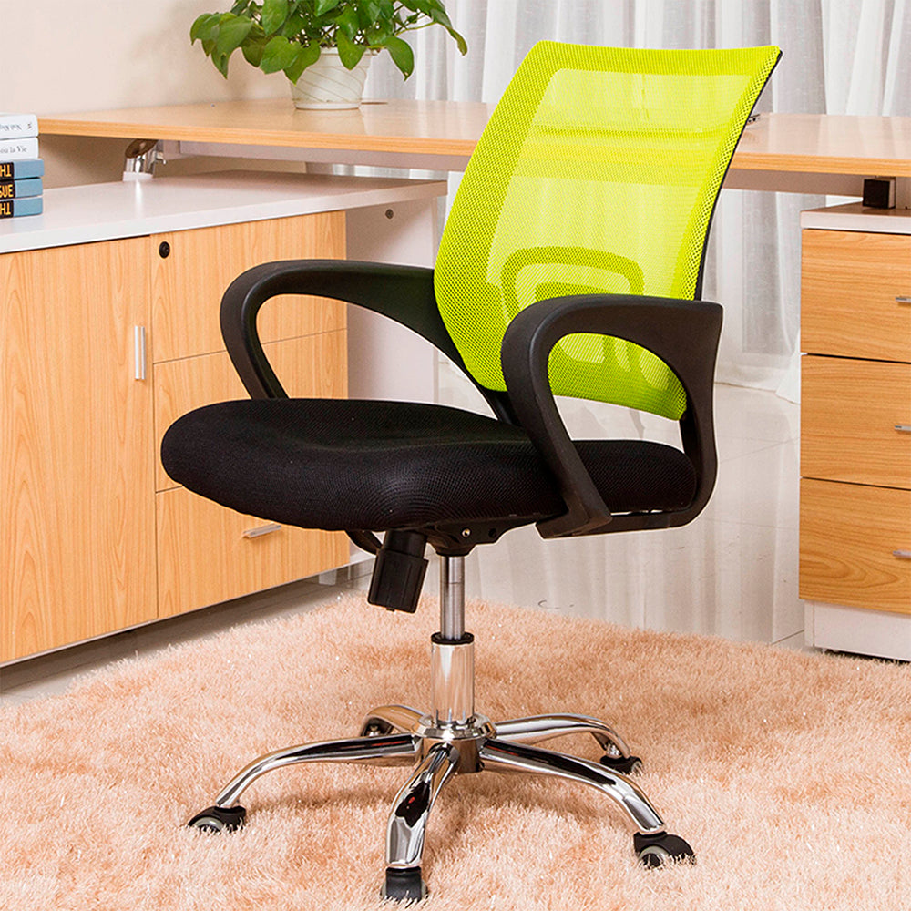 Silla De Oficina Colors Amarillo Negro