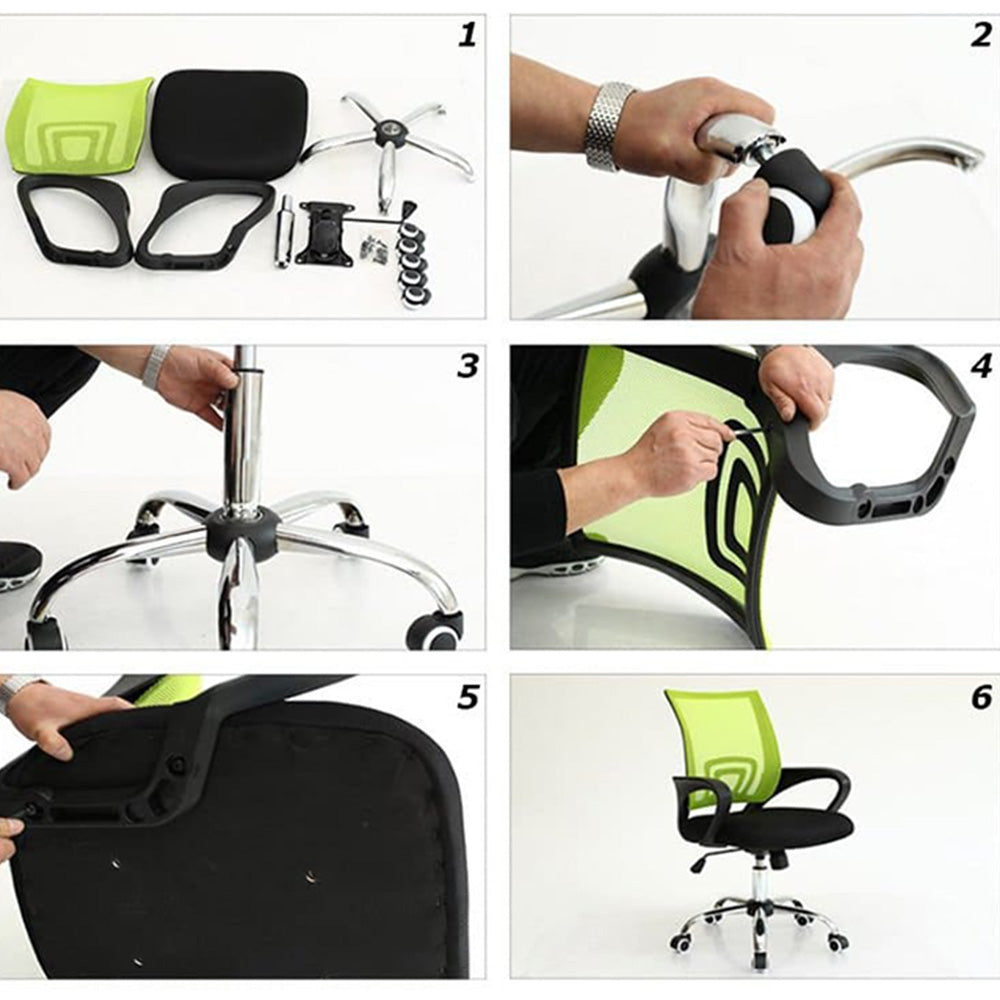 Silla De Oficina Colors Amarillo Negro