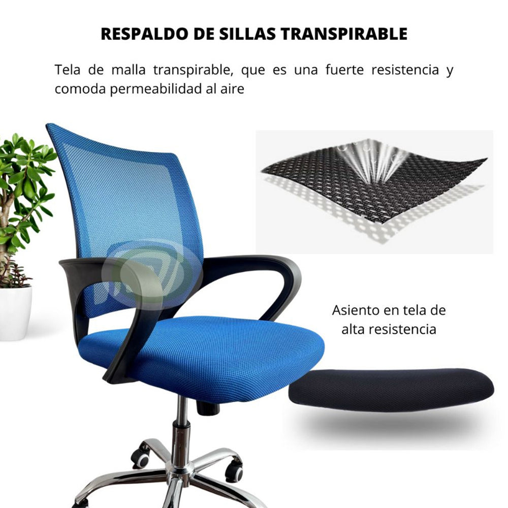 Silla De Oficina Colors Azul