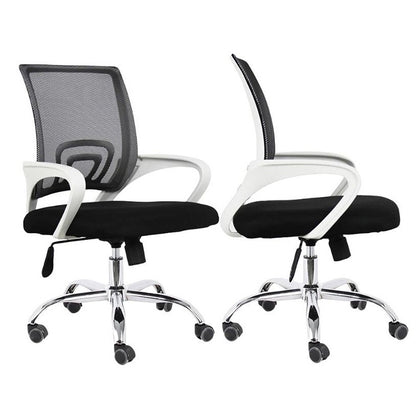 Silla De Oficina Colors Premium Negro Blanco