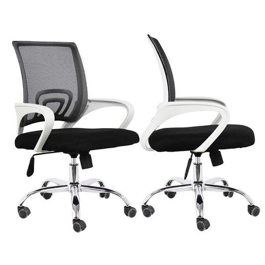 Silla De Oficina Colors Premium Negro Blanco