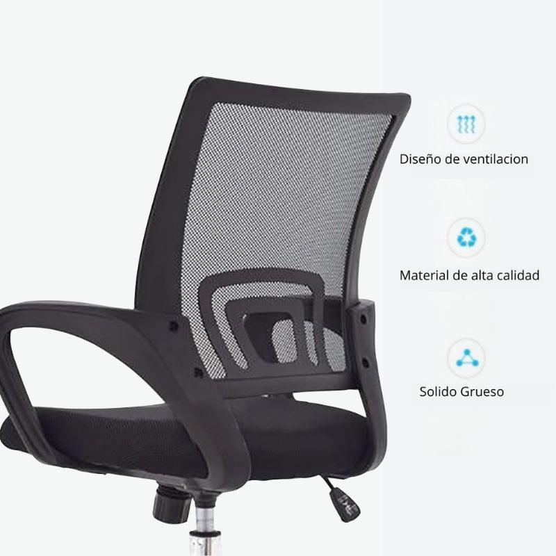 Silla De Oficina Colors Negro