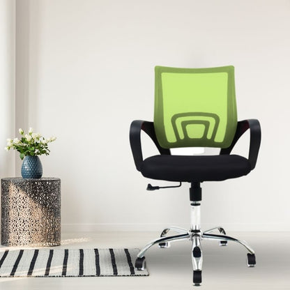 Silla De Oficina Colors Verde Negro