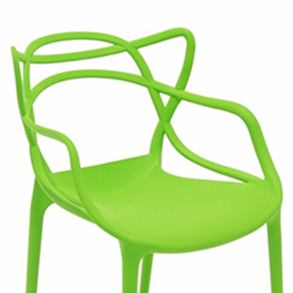Escritorio Infantil White con Silla Curva Streem verde