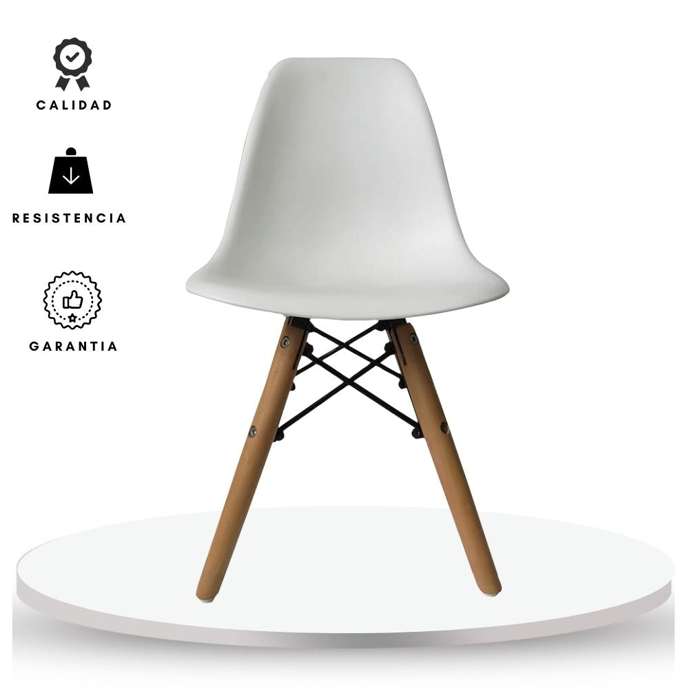 Silla Infantil Eames blanco
