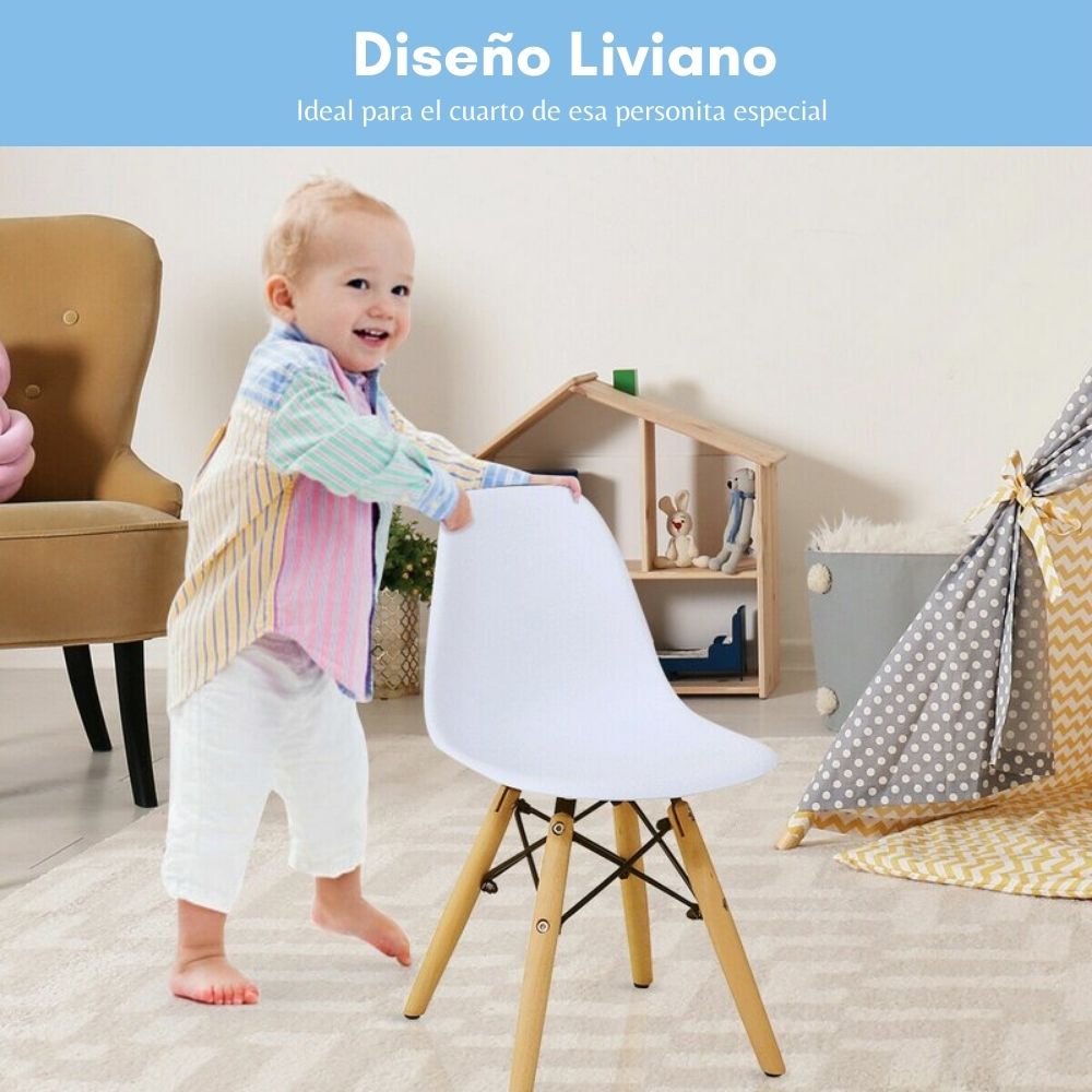 Silla Infantil Eames blanco