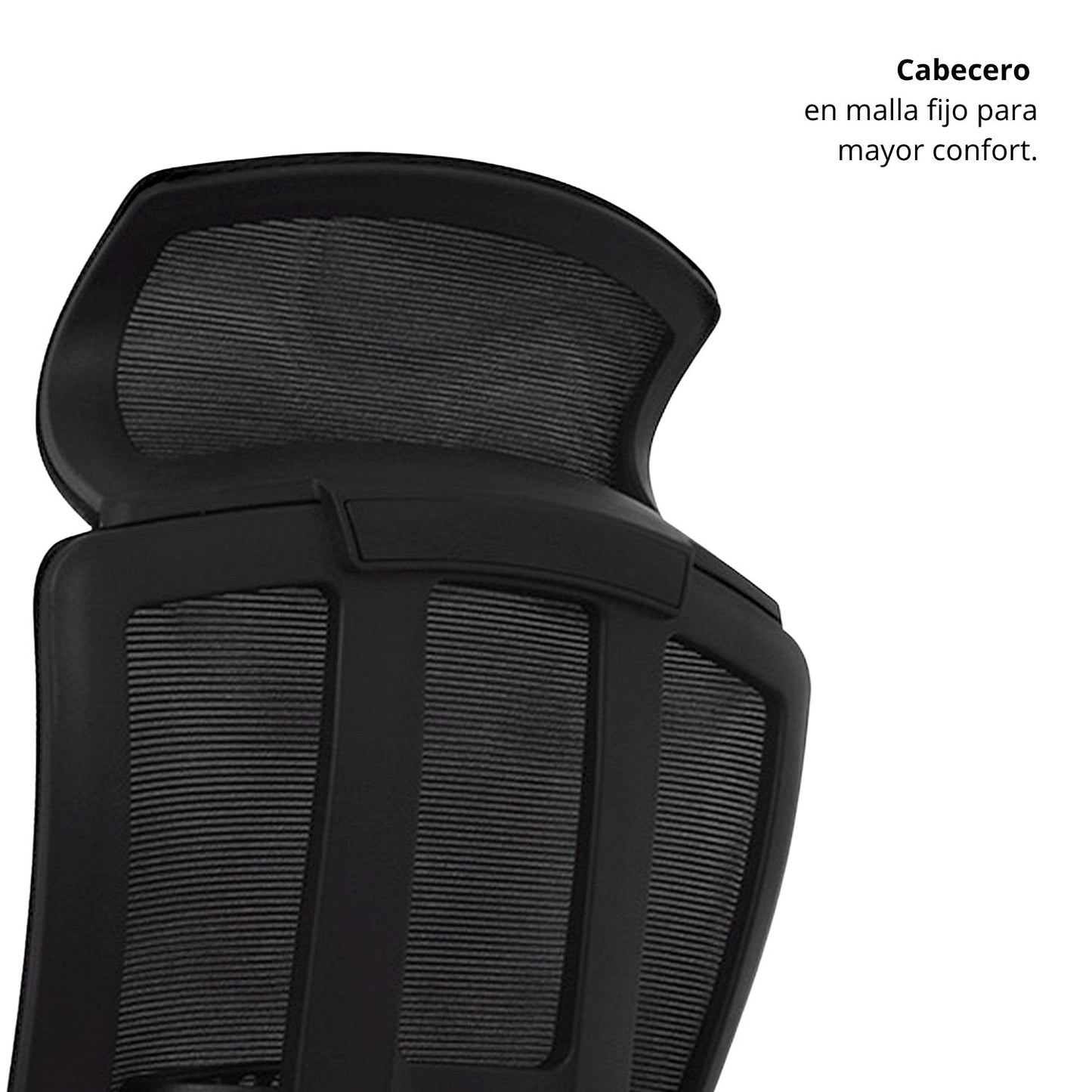 Silla de Oficina Mixe Presidente Negro