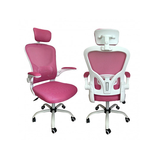 Silla De Oficina Maxi Presidente Rosa Exclusiv