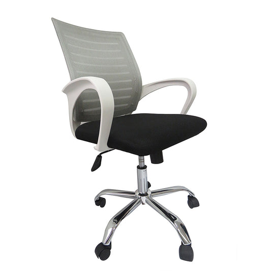 Silla De Oficina Line Gris Negro