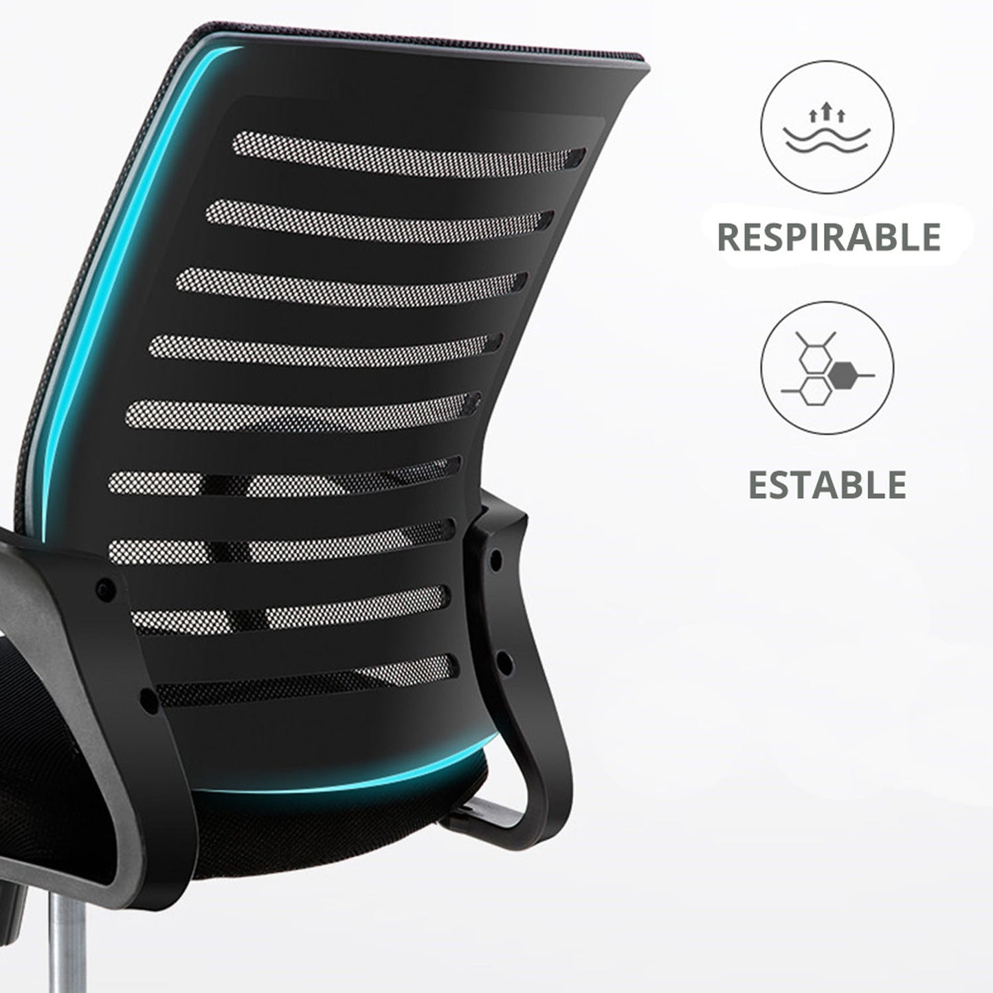 Silla De Oficina Giratoria Line Negro