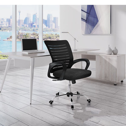Silla De Oficina Giratoria Line Negro
