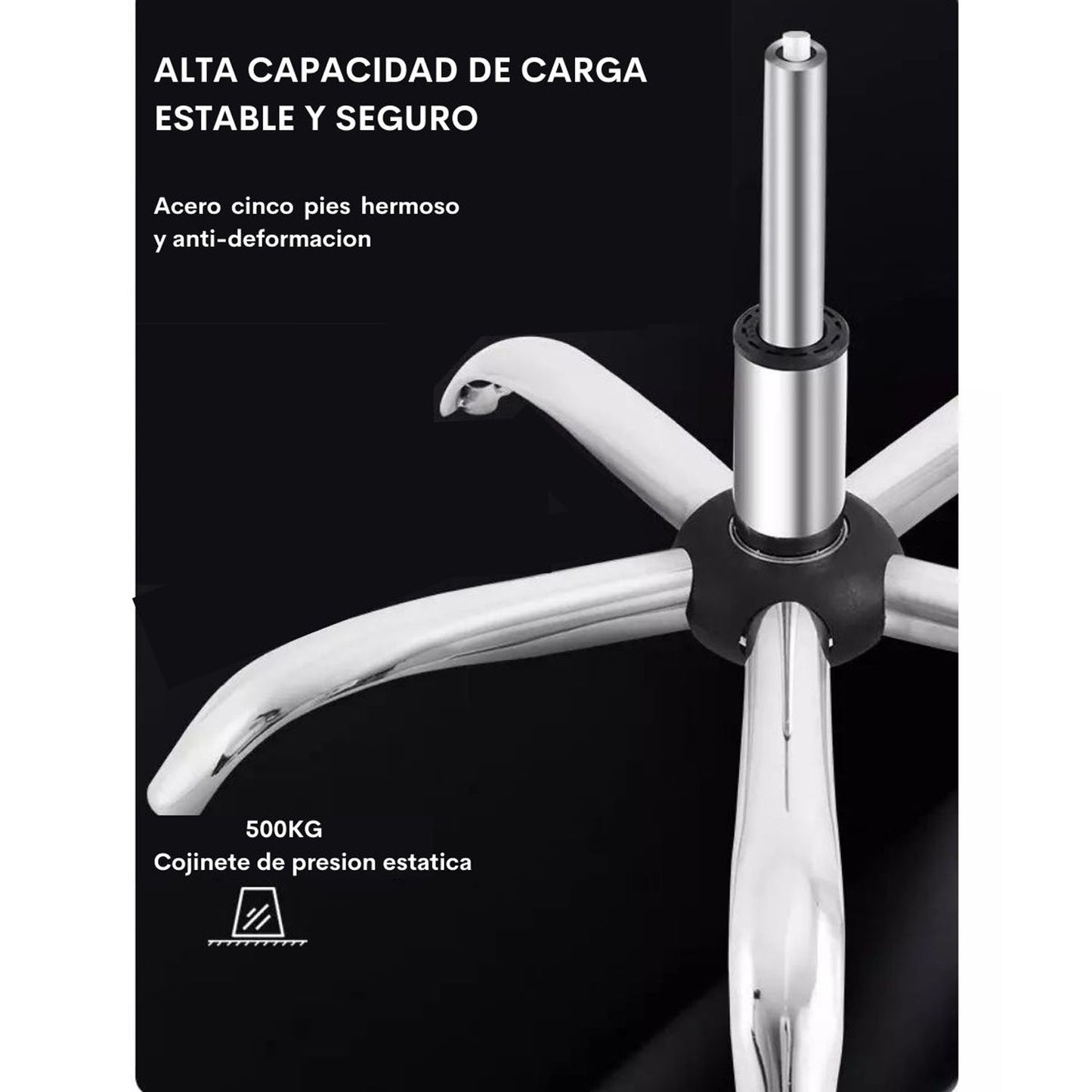 Silla De Oficina Giratoria Line Negro