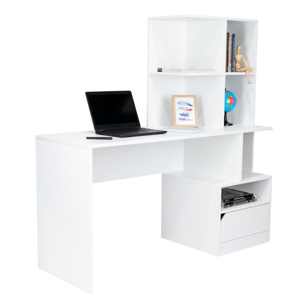 Combo Tolima Blanco Con Escritorio Y Biblioteca