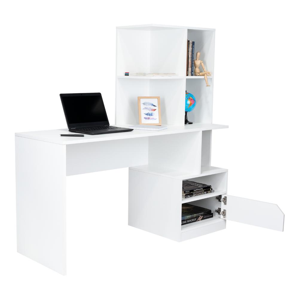 Combo Tolima Blanco Con Escritorio Y Biblioteca