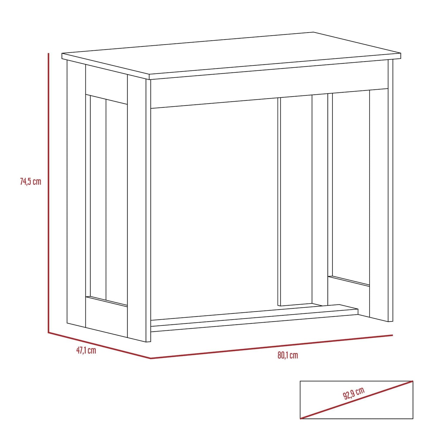 Escritorio Tetra Wengue
