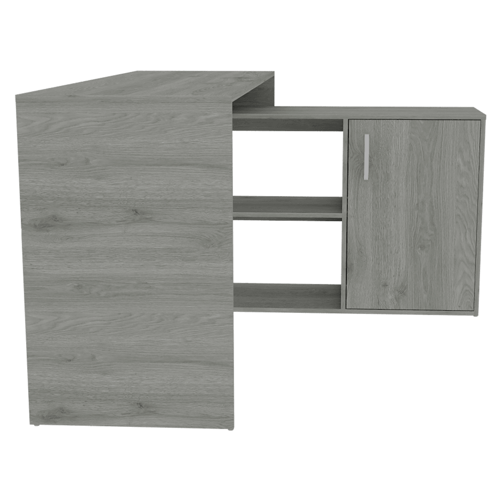 Escritorio En L Zenari Humo